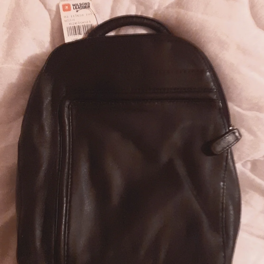 New Wilsons Leather black backpack